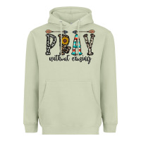 Matcha pray whithout crasing Heavyweight Hoodie - CowhideDigitalArt