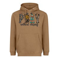 Toasted Coconut pray whithout crasing Heavyweight Hoodie - CowhideDigitalArt