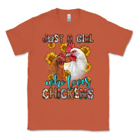 Copper just a girl who loves chickens Classic Tee - Zillion Design Studio