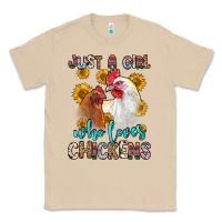 Mushroom just a girl who loves chickens Classic Tee - Zillion Design Studio