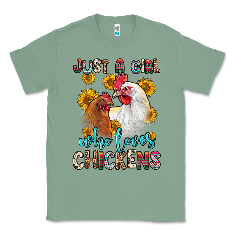 Just A Girl Who Loves Chickens Classic Tee by Zillion Design Studio | Teevron
