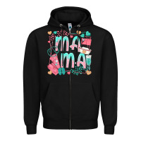 Black mama nurse Zipper Hoodie - texasbilliewilder