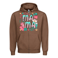 Chestnut mama nurse Zipper Hoodie - texasbilliewilder