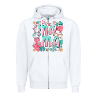 White mama nurse Zipper Hoodie - texasbilliewilder