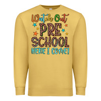 Antique Gold watch out preschool here i come! Premium Sweatshirt - JahusDesignShop
