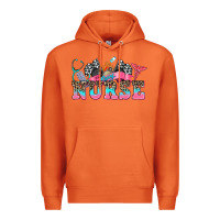 Carrot nurse with race and  equipment Premium Hoodie - AdoDesignShop