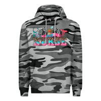 Slate Camo nurse with race and  equipment Premium Hoodie - AdoDesignShop