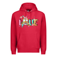 Cardinal love school bus Premium Hoodie - MaliasSmallBusiness