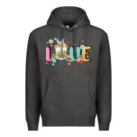 Charcoal Heather love school bus Premium Hoodie - MaliasSmallBusiness