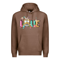 Chestnut love school bus Premium Hoodie - MaliasSmallBusiness