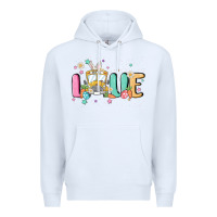 White love school bus Premium Hoodie - MaliasSmallBusiness