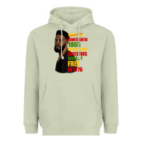 Matcha juneteenth 1885 because my ancestors weren't free in 1776 black man Heavyweight Hoodie - HRA Design Shop