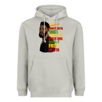Moon Dust juneteenth 1885 because my ancestors weren't free in 1776 black man Heavyweight Hoodie - HRA Design Shop