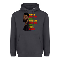 Smoke juneteenth 1885 because my ancestors weren't free in 1776 black man Heavyweight Hoodie - HRA Design Shop