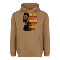 Toasted Coconut juneteenth 1885 because my ancestors weren't free in 1776 black man Heavyweight Hoodie - HRA Design Shop