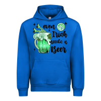 Cobalt even ırısh needs a beer Urban Hoodie - MaliasSmallBusiness