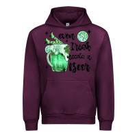 Mauve Wine even ırısh needs a beer Urban Hoodie - MaliasSmallBusiness