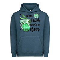 Pigment Midnight Navy even ırısh needs a beer Urban Hoodie - MaliasSmallBusiness