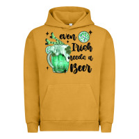 Pigment Peanut Butter even ırısh needs a beer Urban Hoodie - MaliasSmallBusiness