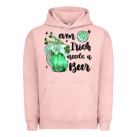 Pigment Salmon even ırısh needs a beer Urban Hoodie - MaliasSmallBusiness