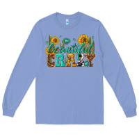 Colony Blue beautiful crazy Long Sleeve Tee - texasbilliewilder