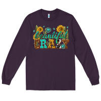 Plum beautiful crazy Long Sleeve Tee - texasbilliewilder