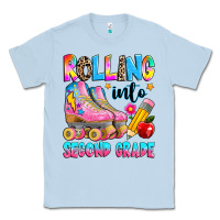 Dusty Blue rolling into second grade Classic Tee - texasbilliewilder