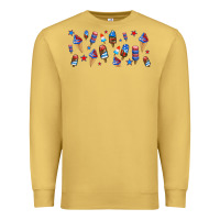Antique Gold usa ice cream and popsicles Premium Sweatshirt - AdoDesignShop