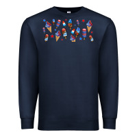 Navy usa ice cream and popsicles Premium Sweatshirt - AdoDesignShop