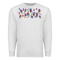 Oatmeal Heather usa ice cream and popsicles Premium Sweatshirt - AdoDesignShop