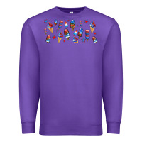 Purple usa ice cream and popsicles Premium Sweatshirt - AdoDesignShop