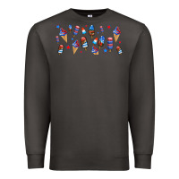Smoke usa ice cream and popsicles Premium Sweatshirt - AdoDesignShop
