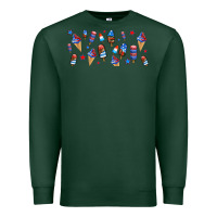 Sports Green usa ice cream and popsicles Premium Sweatshirt - AdoDesignShop
