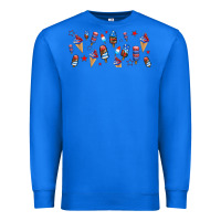 True Royal usa ice cream and popsicles Premium Sweatshirt - AdoDesignShop