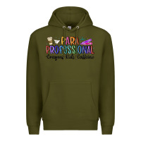 Army Green paraprofessional Premium Hoodie - MaliasSmallBusiness