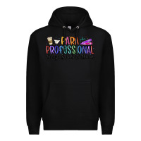 Black paraprofessional Premium Hoodie - MaliasSmallBusiness