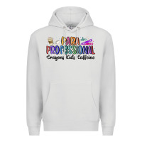 Dove Grey paraprofessional Premium Hoodie - MaliasSmallBusiness