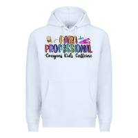 White paraprofessional Premium Hoodie - MaliasSmallBusiness