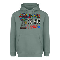 Sage small town autism Heavyweight Hoodie - CowhideDigitalArt