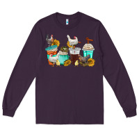 Plum chicken coffee cups Long Sleeve Tee - texasbilliewilder