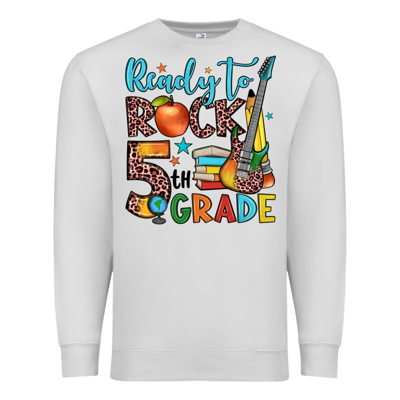 Ready To Rock 5th Grade Premium Sweatshirt by JahusDesignShop | Teevron