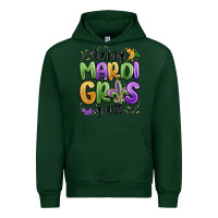 Forest Green happy mardi gras y'all Urban Hoodie - MaliasSmallBusiness