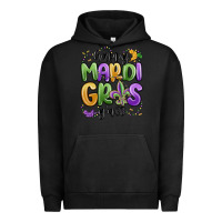 Pigment Black happy mardi gras y'all Urban Hoodie - MaliasSmallBusiness