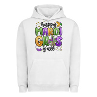 Pigment Lunar Rock happy mardi gras y'all Urban Hoodie - MaliasSmallBusiness
