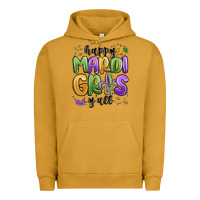 Pigment Peanut Butter happy mardi gras y'all Urban Hoodie - MaliasSmallBusiness