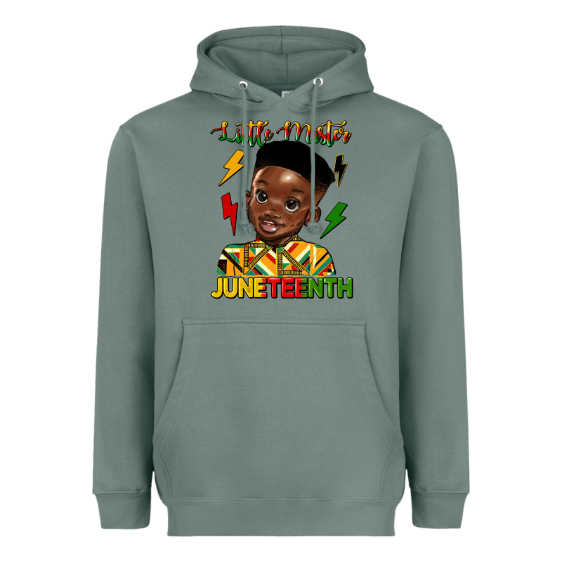 Little Mister Juneteenth Heavyweight Hoodie by HRA Design Shop | Teevron
