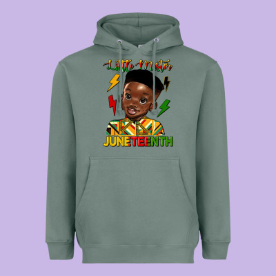 Little Mister Juneteenth Heavyweight Hoodie Designed By Hra Design Shop