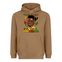 Toasted Coconut little mister juneteenth Heavyweight Hoodie - HRA Design Shop