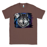 Chestnut wolf and full moon Classic Tee - RanaPortraitStore