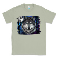 Matcha wolf and full moon Classic Tee - RanaPortraitStore